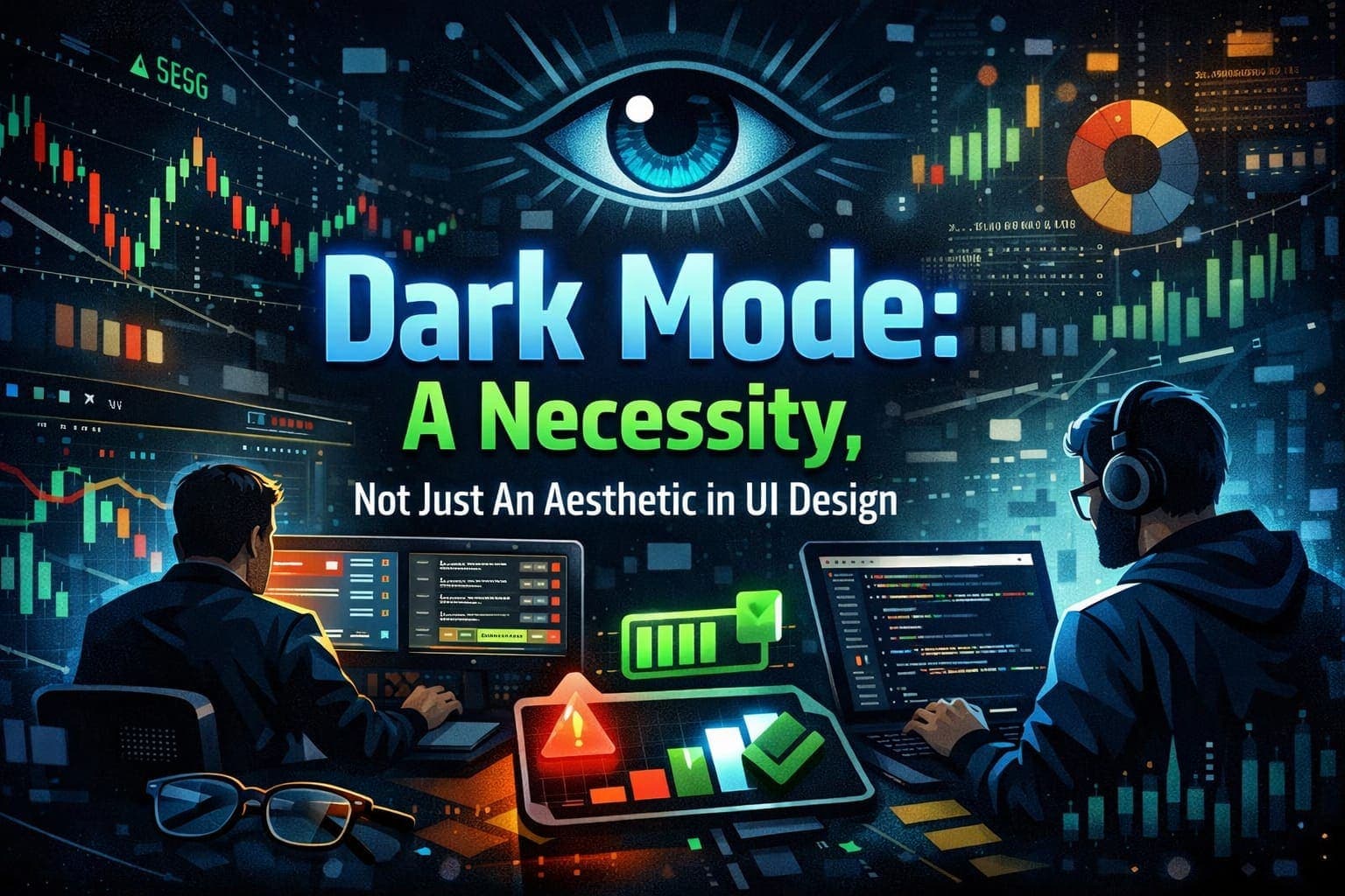 Dark Mode is a necessity and not just an aesthetic in UI Design