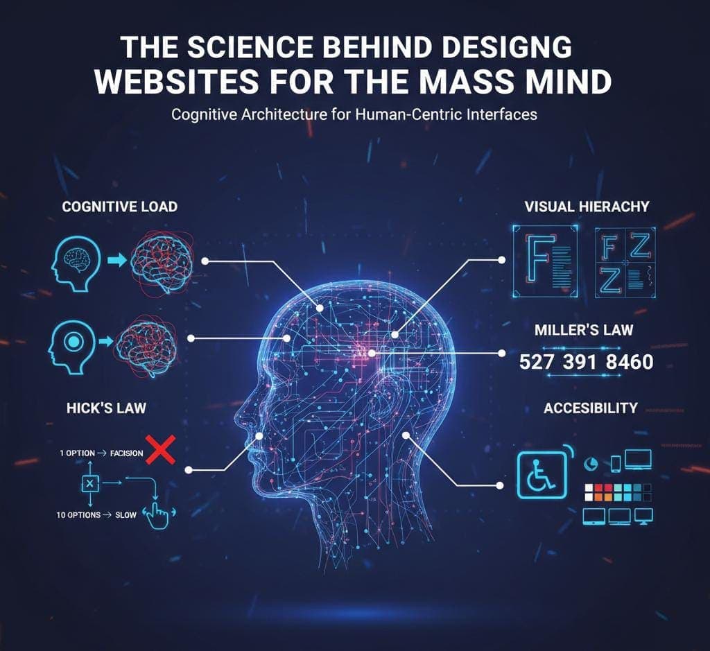The Science behind designing websites for the mass mind