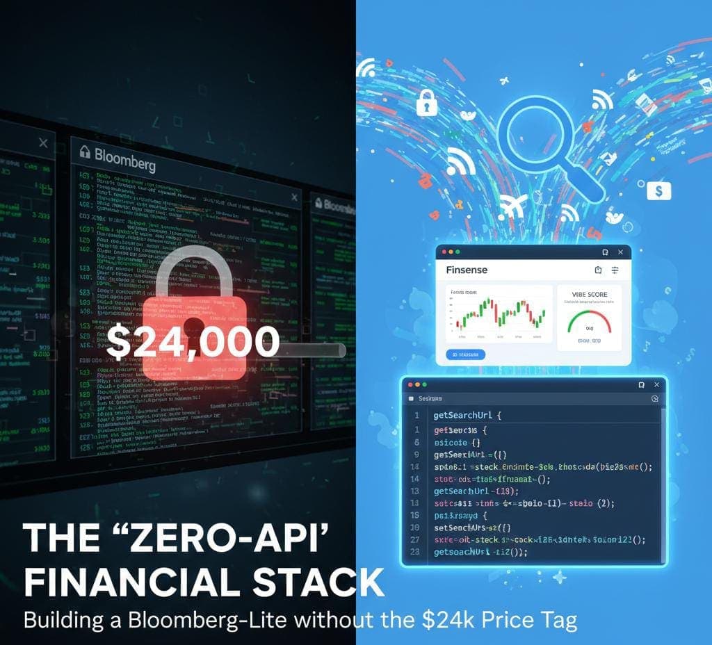 The "Zero-API" Financial Stack: Building a Bloomberg-Lite without the $24k Price Tag